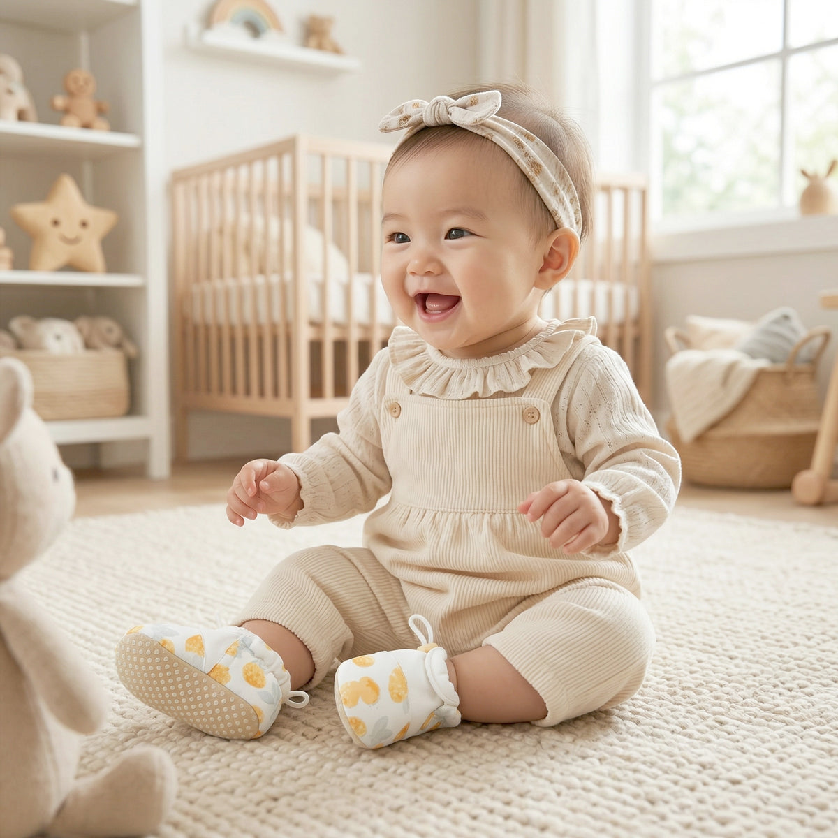 Baby soft-soled walking shoes