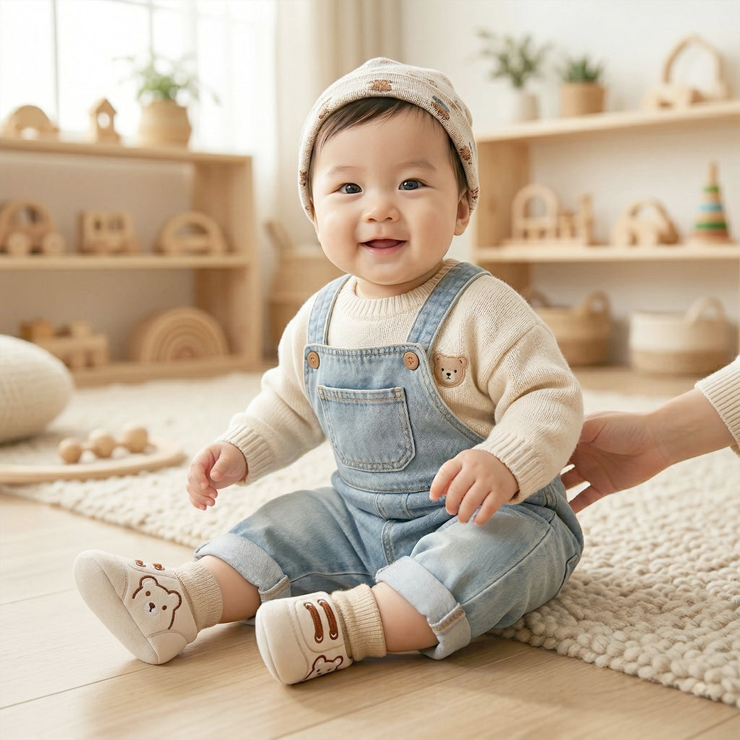 Infant soft-soled socks and shoes