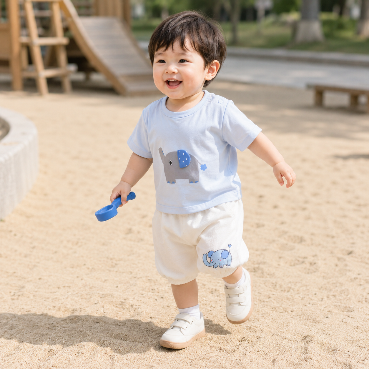 小象藍天夏日套裝