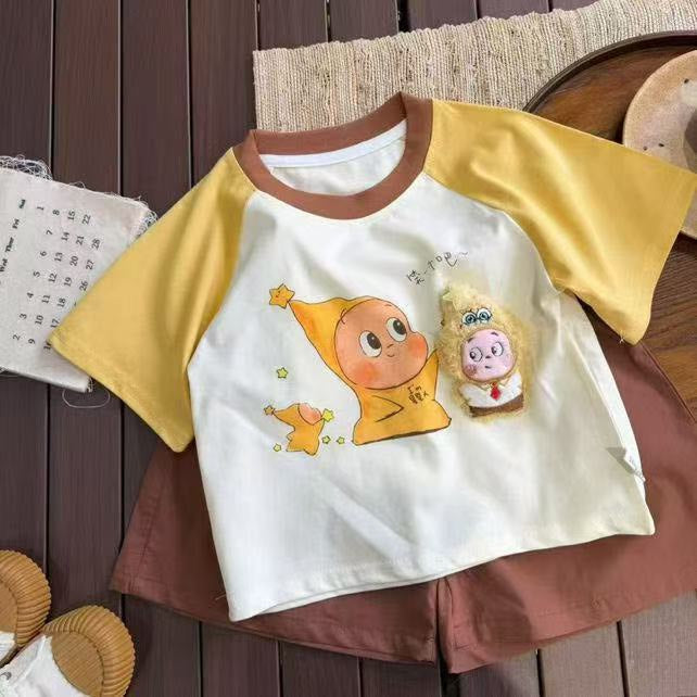 童趣純棉上衣套裝(星星人)