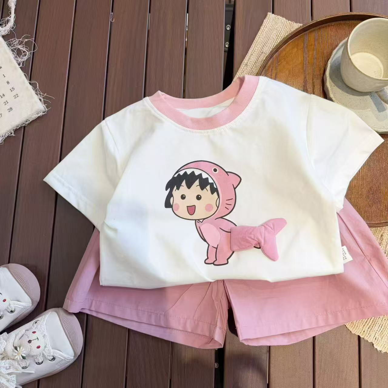 童趣純棉上衣套裝(小丸子)