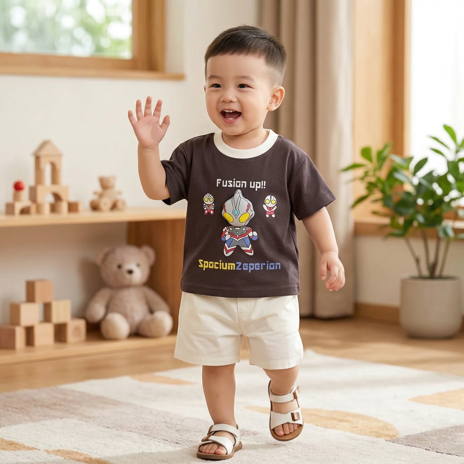 Playful 100% Cotton Top Set (Superman)