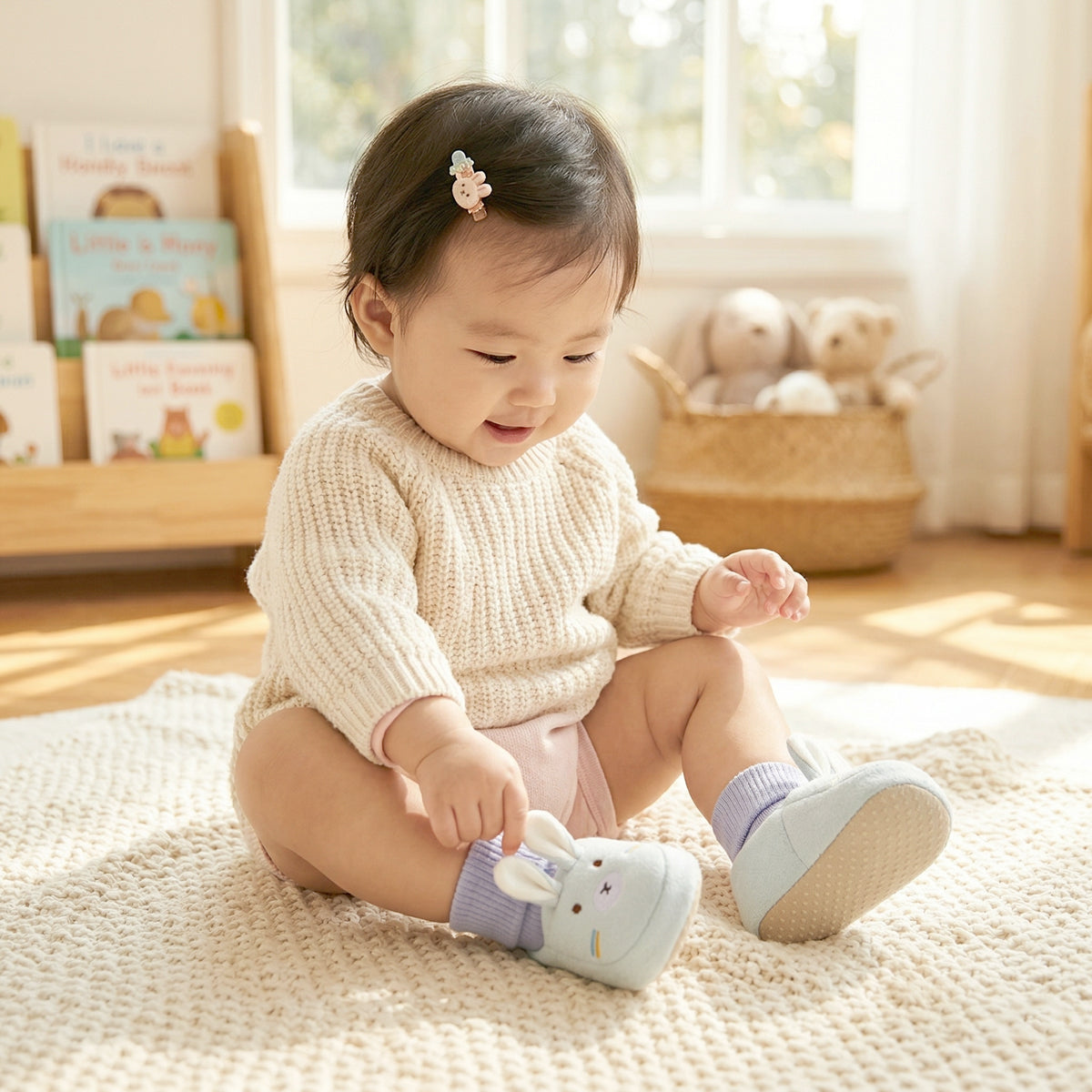 Baby soft-soled cloth shoes