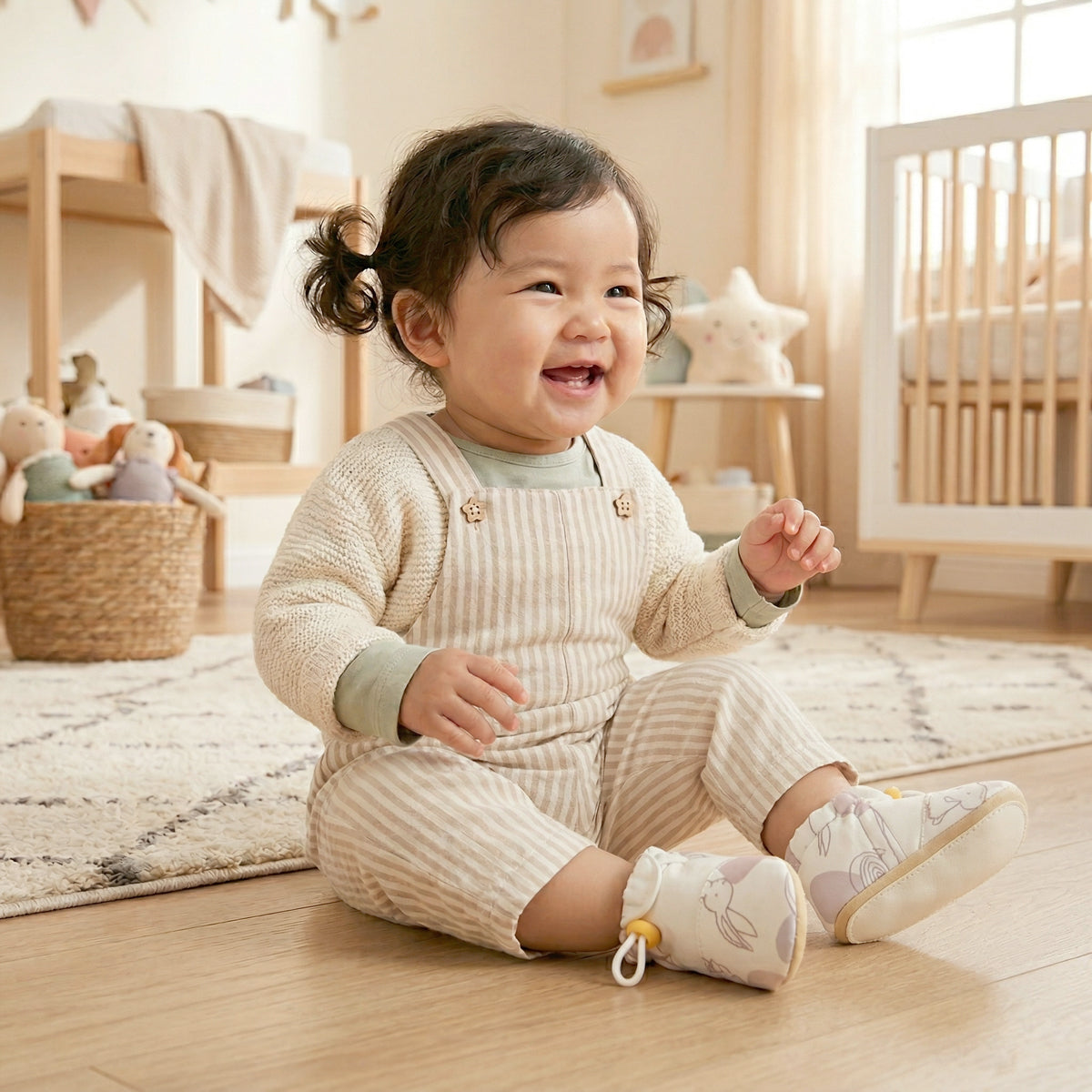 Baby soft-soled walking shoes